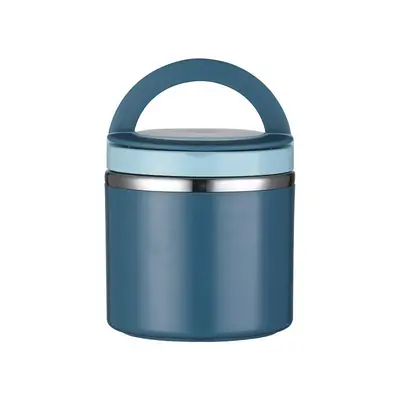 Large Insulated Stainless Steel Lunch Box with Handle and Lid - 9
