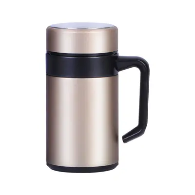 304 Edelstahl-Thermobecher mit Teesieb und Griff, für das Büro - 8