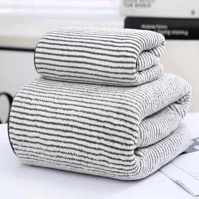 Bamboo charcoal towel set, thickened absorbent, parent-child sizes - 8