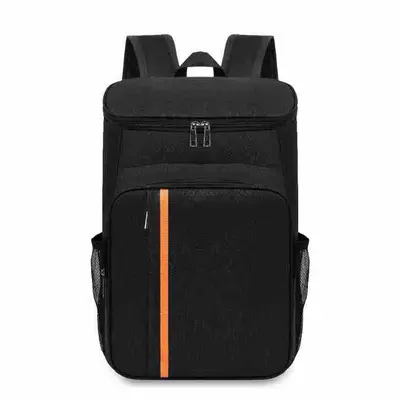 Großer Rucksack mit Isolierfunktion, Aluminium-Außenseite, Liefertasche für Takeaway, tragbar für Outdoor und Picknick - 10