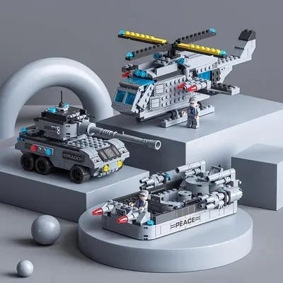41038 Kriegsschiff 8870 Flugzeugträger Bausteinset - 4