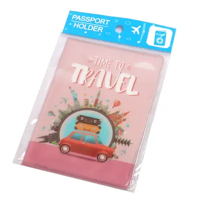 现货护照保护套 卡通印花防水护照夹 出国旅行证件收纳套跨境热销