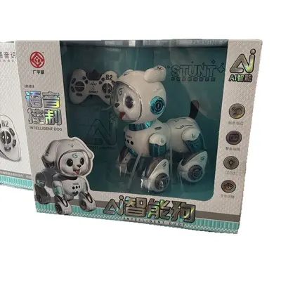 AI Akıllı Mekanik Köpek Robot, Sesli Uzaktan Kontrol, Eğitici Oyuncak