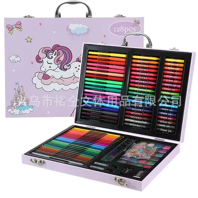 Acrylic pen set brushes paint watercolor art supplies