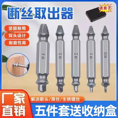 S2 Screw Extractor Set, Broken Bolt Removal