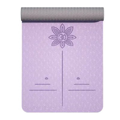 Толстый коврик для йоги Extra Thick Yoga Pad Нескользящий коврик для фитнеса Широкий для дома Для упражнений Женский Extra Large Бесшумный - 5