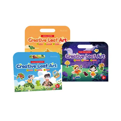 Quiet book with animal recognition and reusable stickers