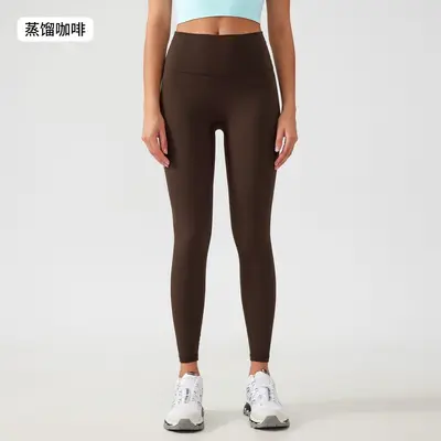 Kadın yüksek belli yoga tayt, karın sıkılaştırıcı ve kalça kaldırıcı spor pantolonu - 7