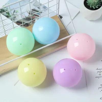 Colorful Transparent Gacha Capsule Shell, 28mm-200mm, Kids Surprise Ball - 8