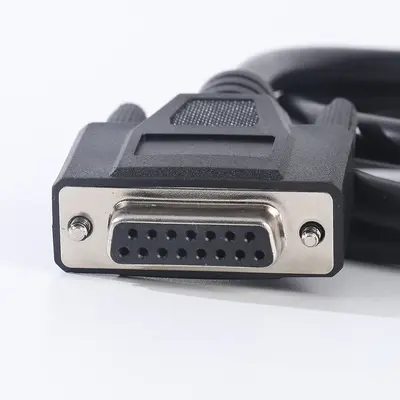1.5 m OBD Vehicle Diagnostic Cable, OBD Male to DB15P Double-Row Female Adapter