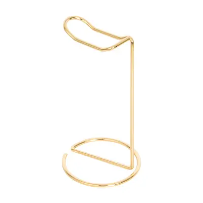 Metallischer Kopfhörerständer Schreibtisch kreative Lagerdisplay-Ständer Großhandel Home Schmuckständer Halsketten Gold Lagerregal Dekoration - 7