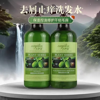 Olive Oil Shampoo Set, Anti-Dandruff, Volumizing, Oil Control - 3