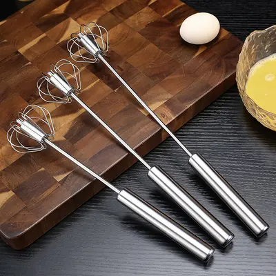 Edelstahl-Handschneebesen manuell halbautomatisch für zu Hause, Salatcreme-Mixergerät Küchen-Eiermixer Großhandel