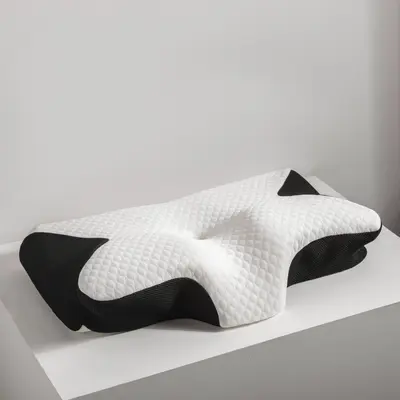 Butterfly-shaped memory foam neck pillow, portable - 11