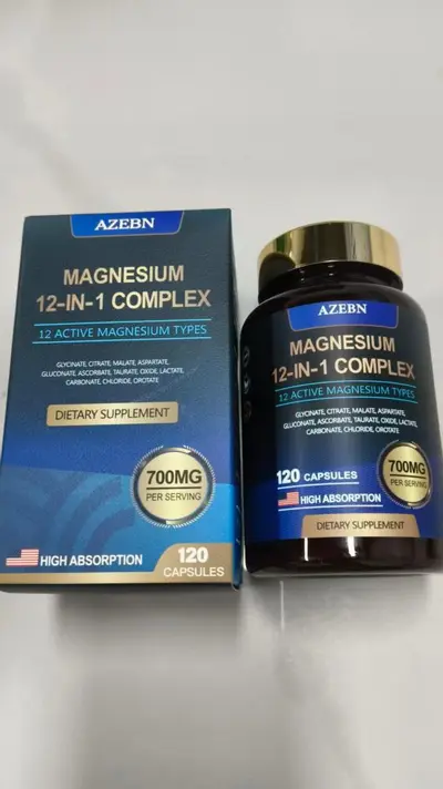 12-in-1 Compound Magnesium Capsules, Dietary Supplement - 9