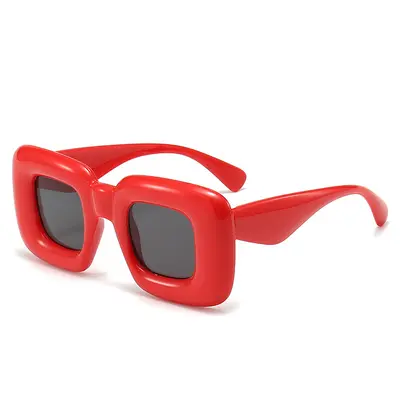 Quirky Thick-Frame Women's Sunglasses UV-Protection - 7