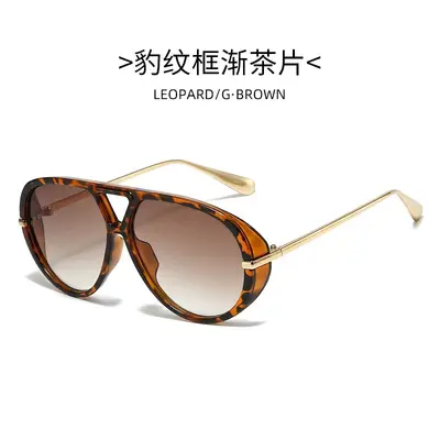 9046 Double-Bridge Men's Sunglasses, Ultra-Light, UV-Protection - 10