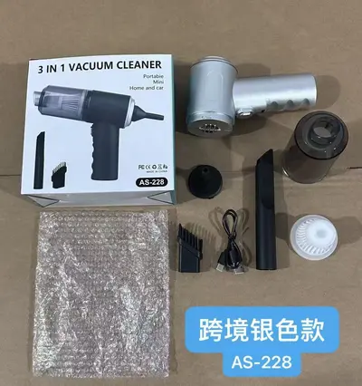 Cross-border hand-push electric sweeper home portable wireless rechargeable high-power vacuum dust gun dual-purpose hair suction - 11