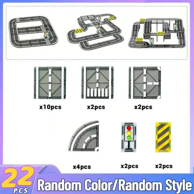 Little Engineer Magnetic Tiles Set, Educational Scene Toy for Kids - 4