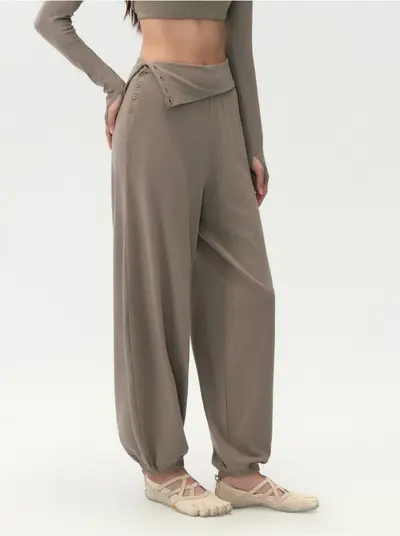 Women's Loose Yoga Pants for Pilates and Training - 2