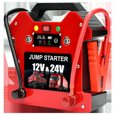 LiFePO4 heavy truck jump starter, high current low temperature