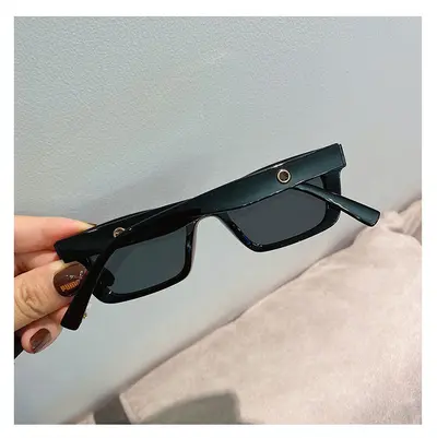 Square Frame Sunglasses, UV Protection, Unisex Korean Style - 4