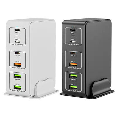 Sınır ötesi çok satan çok fonksiyonlu 120W yüksek güçlü PD hızlı şarj USB çoklu bağlantı noktalı cep telefonu ve bilgisayar şarj cihazı şarj başlığı