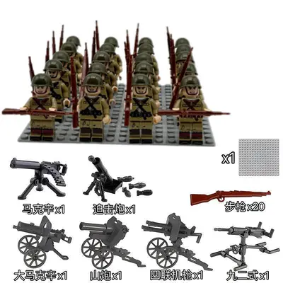 LEGO-Compatible Military Building Blocks, WWII Minifigures - 3