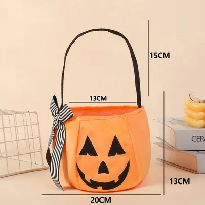 Halloween Bow Embroidered Candy Bag for Children - 10