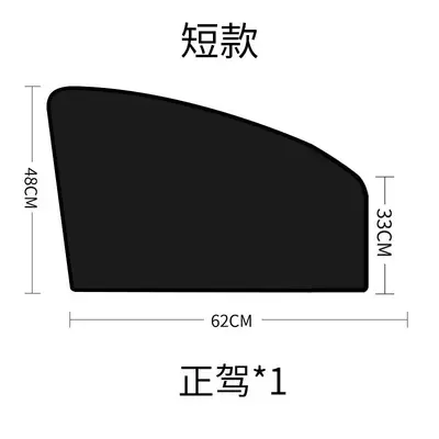 Car Window Magnetic Mesh Sunshade with 10 Strong Magnets, Heat Insulating - 11