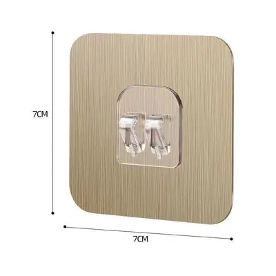 No-Drill Transparent Adhesive Bathroom Hook, Strong Hold - 13