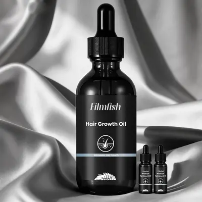 Hair Growth Oil, Anti-Frizz Gentle Hair Essence Serum, Smooth and Silky