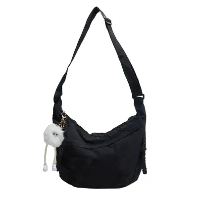 Damen Nylon Crossbody Handytasche, vielseitige Dumpling-Form - 11