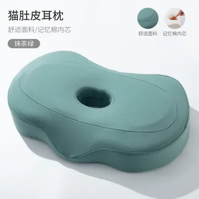Memory foam side sleeping pillow with ear hole - 10
