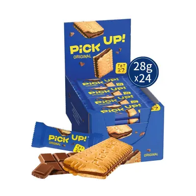 Bahlsen PickUp Chocolate Filled Biscuits, German Import, Snack - 6