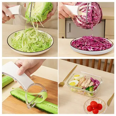 Vegetable chopper, stainless steel, cabbage shredder