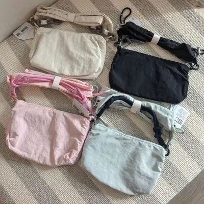 LU Convertible 1.5L 6.5L 16L Omuz Çantası Hobo Çanta Pilili Bulut Tasarımlı Çapraz Askılı Koltuk Altı Çantası