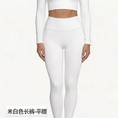 Lace Trim Asymmetric Shoulder Yoga Top High Stretch Long Sleeve - 11