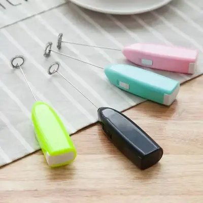 Elektrikli süt köpürtücü, mini, el tipi, kahve için - 9