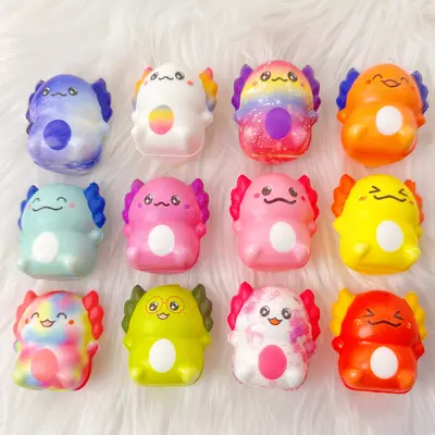 Salamander Little Dragon Slow Rising Squishy Toy, Stress Relief, Blind Box Capsule - 3