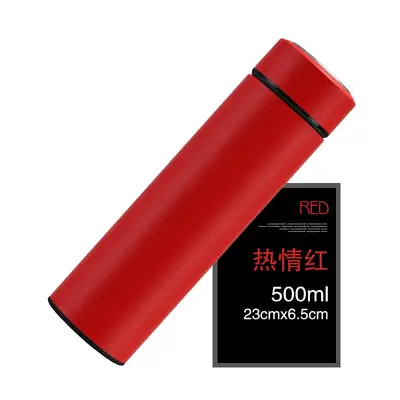Insulated water bottle for women, elegant wholesale smart temperature indicator 316 stainless steel thermos cup, 304 special compact pocket cup. - 12
