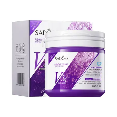V34 Whitening Toothpaste, Plaque Removal and Deep Cleaning - 10