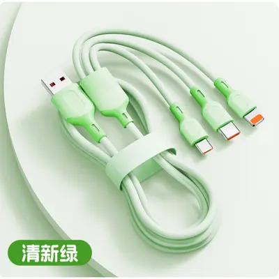 120W Fast Charging 3-in-1 Cable Apple/Huawei/Android - 7