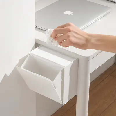 Duvar montajlı saklama kutusu banyo toz geçirmez düzenleyici