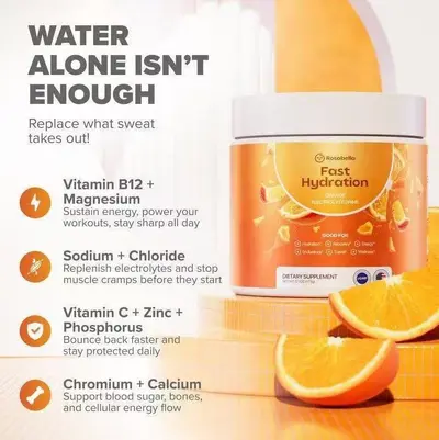 TK亚马逊跨境爆款158gFast Hydration源工厂西瓜电解质粉快速补水
