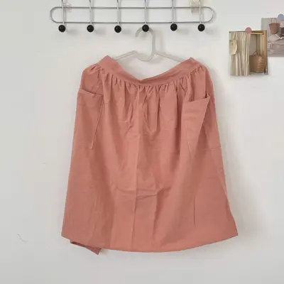 Pure Cotton Adult Half Apron, Oil-Resistant, with Ties, bj412272