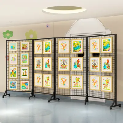 Klappbarer Gitter-Displaystand, Bodenstand, multifunktional - 11