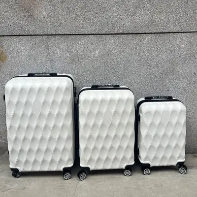 Fabrika ABS Dönebilen Tekerlek Çekili Bavul Seti 12/20/24/28 İnç 4'lü Paket Dış Ticaret Özel İmal Uçak Bagajı - 3