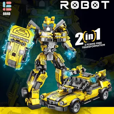 Lele Brüder 8840-47 Transformer-Roboter-Bausteine - 5