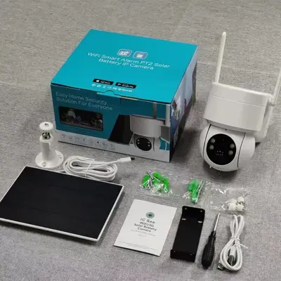 icsee солнечная маломощная купольная беспроводная Wi-Fi камера видеонаблюдения Xiongmai монитор с аккумулятором